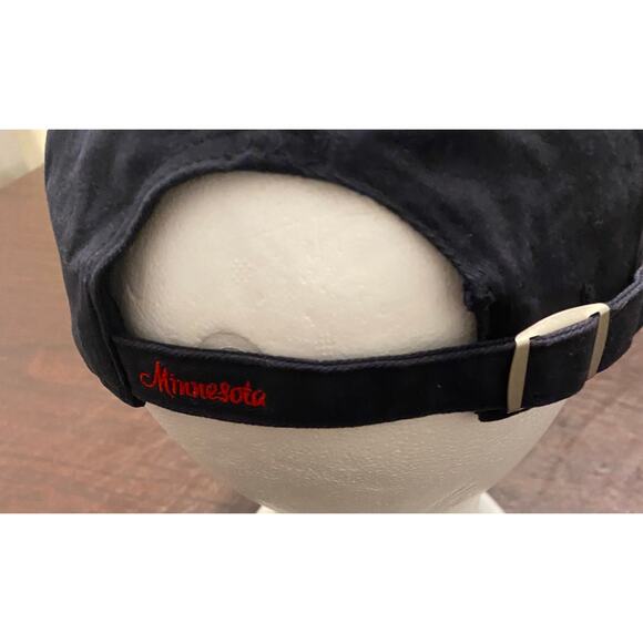 Minnesota Twins Womens Adjustable Hat Navy Sequin TC Logo MLB Baseball Cap Faded - Picture 4 of 9